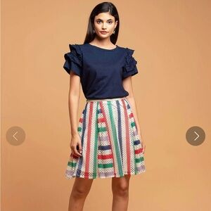 Eva Franco Tuxedo Skirt Arriba Size 2